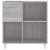 Dulap pentru discuri gri sonoma 84,5x38x89 cm lemn compozit GartenMobel Dekor