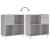 Dulap pentru discuri gri sonoma 84,5x38x89 cm lemn compozit GartenMobel Dekor