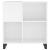 Dulap pentru discuri, alb, 84,5x38x89 cm, lemn compozit GartenMobel Dekor