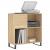 Dulap pentru discuri stejar sonoma 84,5x38x89 cm lemn compozit GartenMobel Dekor