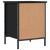 Dulap pentru pantofi, negru, 38x35x50 cm, lemn compozit GartenMobel Dekor