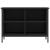 Pantofar, negru, 69x35x50 cm, lemn compozit GartenMobel Dekor