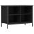 Pantofar, negru, 69x35x50 cm, lemn compozit GartenMobel Dekor