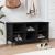 Pantofar, negru, 100x35x55 cm, lemn prelucrat GartenMobel Dekor