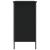 Pantofar, negru, 100x35x70 cm, lemn compozit GartenMobel Dekor