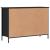 Pantofar, negru, 100x35x70 cm, lemn compozit GartenMobel Dekor