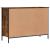Pantofar, stejar fumuriu, 100x35x70 cm, lemn compozit GartenMobel Dekor