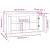 Servantă, gri beton, 102x35x60 cm, lemn prelucrat GartenMobel Dekor
