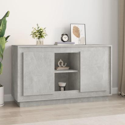 Servantă, gri beton, 102x35x60 cm, lemn prelucrat GartenMobel Dekor