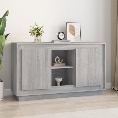 Servantă, gri sonoma, 102x35x60 cm, lemn prelucrat GartenMobel Dekor