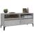 Comodă TV, gri beton, 100x34,5x44,5 cm, lemn prelucrat GartenMobel Dekor