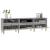 Comodă TV, gri beton, 150x30x44,5 cm, lemn prelucrat GartenMobel Dekor