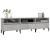 Comodă TV, gri beton, 150x30x44,5 cm, lemn prelucrat GartenMobel Dekor