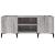 Dulap pentru discuri gri sonoma, 121x38x48 cm, lemn prelucrat GartenMobel Dekor