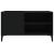 Dulap pentru discuri, negru, 84,5x38x48 cm, lemn prelucrat GartenMobel Dekor