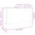 Dulap de discuri, alb, 74,5x38x48 cm, lemn prelucrat GartenMobel Dekor