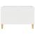 Dulap de discuri, alb, 74,5x38x48 cm, lemn prelucrat GartenMobel Dekor