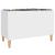 Dulap de discuri, alb, 74,5x38x48 cm, lemn prelucrat GartenMobel Dekor
