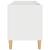 Dulap de discuri, alb, 74,5x38x48 cm, lemn prelucrat GartenMobel Dekor