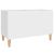 Dulap de discuri, alb, 74,5x38x48 cm, lemn prelucrat GartenMobel Dekor