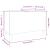 Dulap pentru discuri, gri beton, 74,5x38x48 cm, lemn prelucrat GartenMobel Dekor