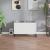 Dulap de discuri, alb, 74,5x38x48 cm, lemn prelucrat GartenMobel Dekor