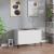 Dulap de discuri, alb, 74,5x38x48 cm, lemn prelucrat GartenMobel Dekor