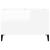 Dulap pt discuri, alb extralucios 74,5x38x48 cm lemn prelucrat GartenMobel Dekor
