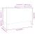 Dulap pt discuri, alb extralucios 74,5x38x48 cm lemn prelucrat GartenMobel Dekor