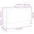 Dulap pentru discuri, gri beton, 74,5x38x48 cm, lemn prelucrat GartenMobel Dekor