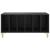 Comodă discuri, negru, 100x38x48 cm, lemn prelucrat GartenMobel Dekor