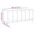 Dulap pentru discuri stejar maro, 100x38x48 cm, lemn prelucrat GartenMobel Dekor
