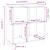 Dulap pentru discuri, alb, 84,5x38x89 cm, lemn compozit GartenMobel Dekor