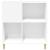 Dulap pentru discuri, alb, 84,5x38x89 cm, lemn compozit GartenMobel Dekor