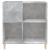 Dulap pentru discuri gri beton 84,5x38x89 cm lemn compozit GartenMobel Dekor