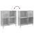 Dulap pentru discuri gri beton 84,5x38x89 cm lemn compozit GartenMobel Dekor
