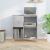 Dulap pentru discuri gri beton 84,5x38x89 cm lemn compozit GartenMobel Dekor