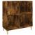 Dulap pentru discuri stejar fumuriu 84,5x38x89 cm lemn compozit GartenMobel Dekor