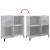 Dulap pentru discuri gri beton 84,5x38x89 cm lemn compozit GartenMobel Dekor