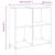 Dulap pentru discuri gri beton 84,5x38x89 cm lemn compozit GartenMobel Dekor