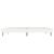 Cadru de pat, alb ,135x190 cm, lemn prelucrat GartenMobel Dekor