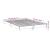 Cadru de pat, alb, 140x200 cm, lemn prelucrat GartenMobel Dekor