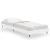 Cadru de pat, alb, 75x190 cm, lemn prelucrat GartenMobel Dekor