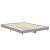 Cadru de pat, gri sonoma, 135x190 cm, lemn prelucrat GartenMobel Dekor