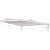 Cadru de pat, alb, 90x190 cm, lemn prelucrat GartenMobel Dekor