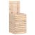 Coș de rufe, 44x44x66 cm, lemn masiv de pin GartenMobel Dekor