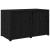 Dulap bucătărie de exterior negru, 106x55x64 cm, lemn masiv pin GartenMobel Dekor