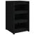 Dulap bucătărie de exterior negru, 55x55x92 cm, lemn masiv pin GartenMobel Dekor