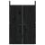 Uși de bucătărie de exterior 2 buc., negru, 50x9x82 cm GartenMobel Dekor