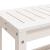 Bancă de grădină, alb, 108x35x45 cm, lemn masiv de pin GartenMobel Dekor